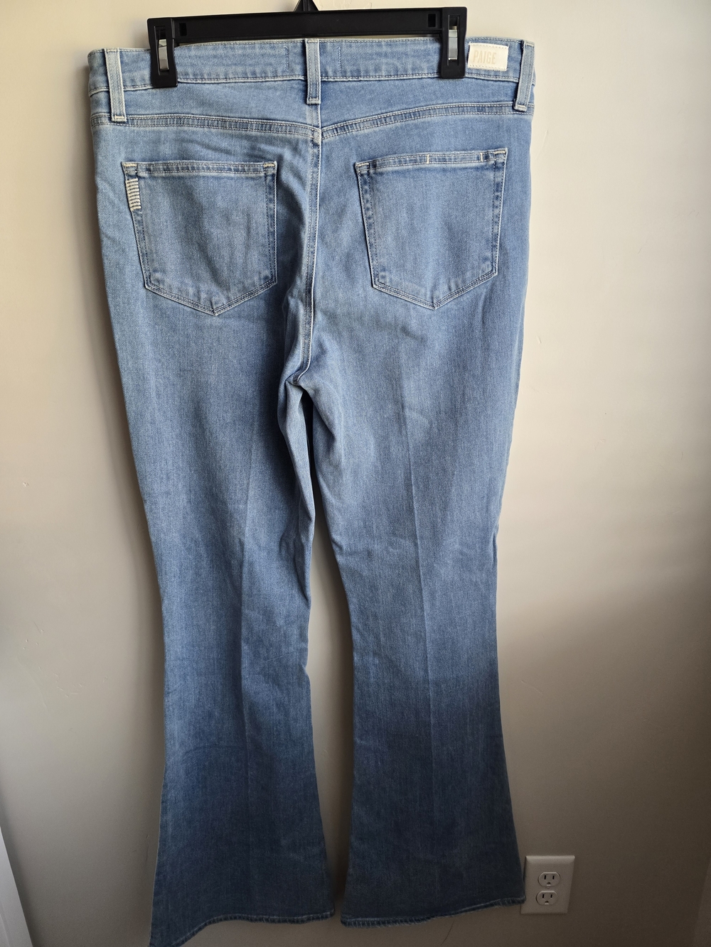 PAIGE Light Wash Flare Jeans for Women - Picture 5 of 6